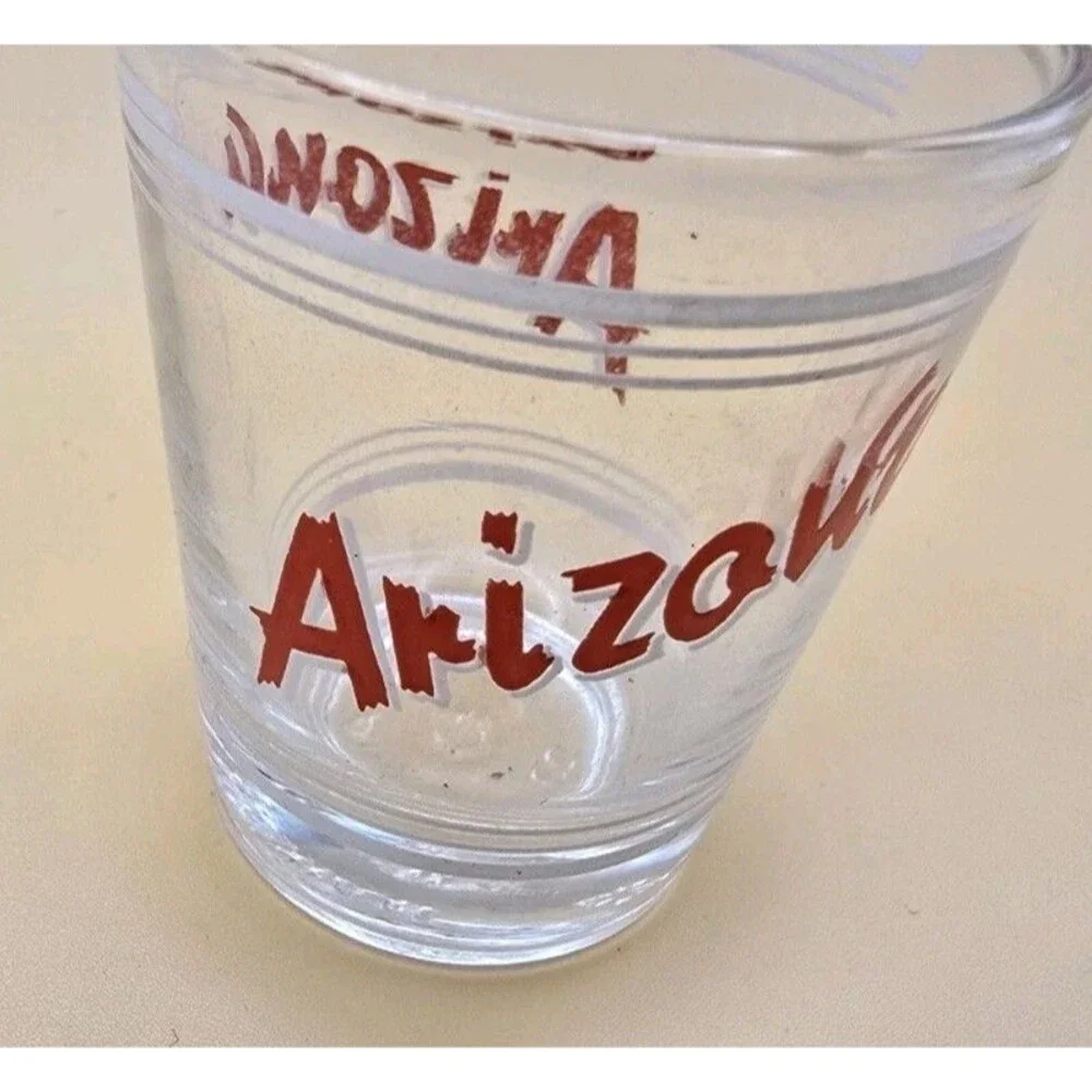 Vintage Arizona Souvenir Shot Glass - Collectible State Themed Glassware
